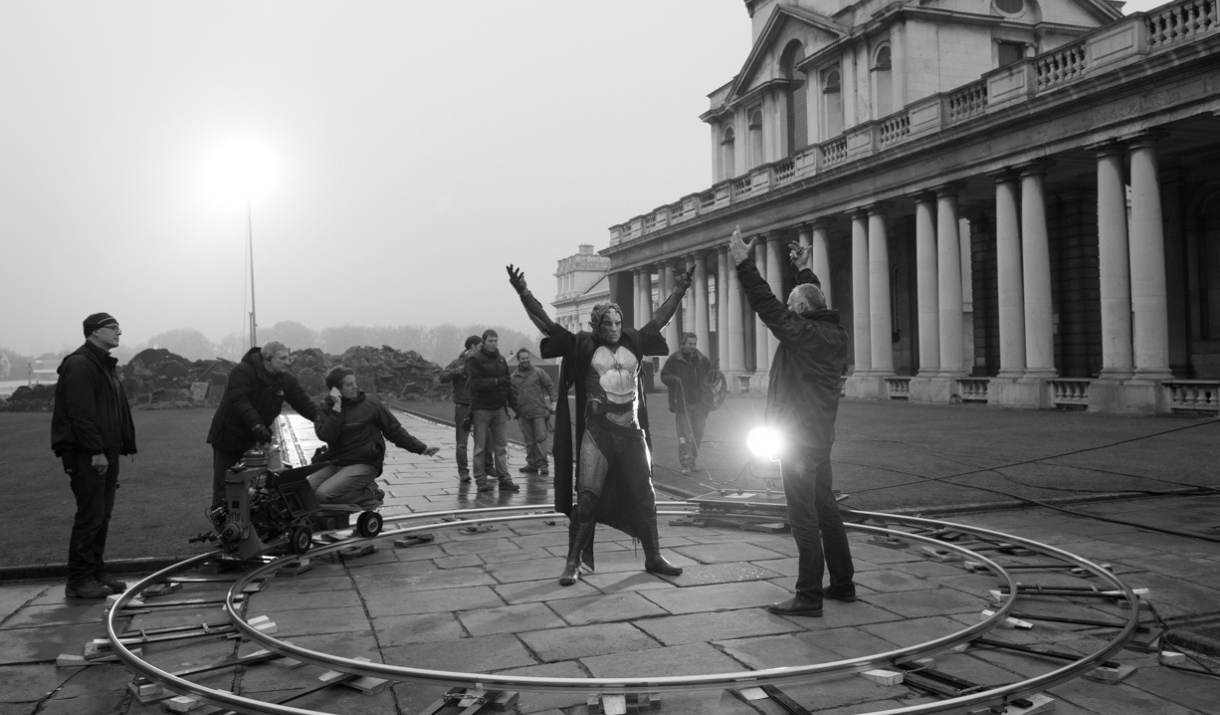 Behind the scenes filming Thor: The Dark World at the Old Royal Naval College in Greenwich